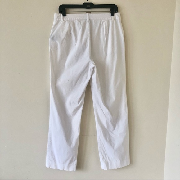 Lauren Ralph Lauren White Cotton Pants Size 10 - Picture 7 of 7